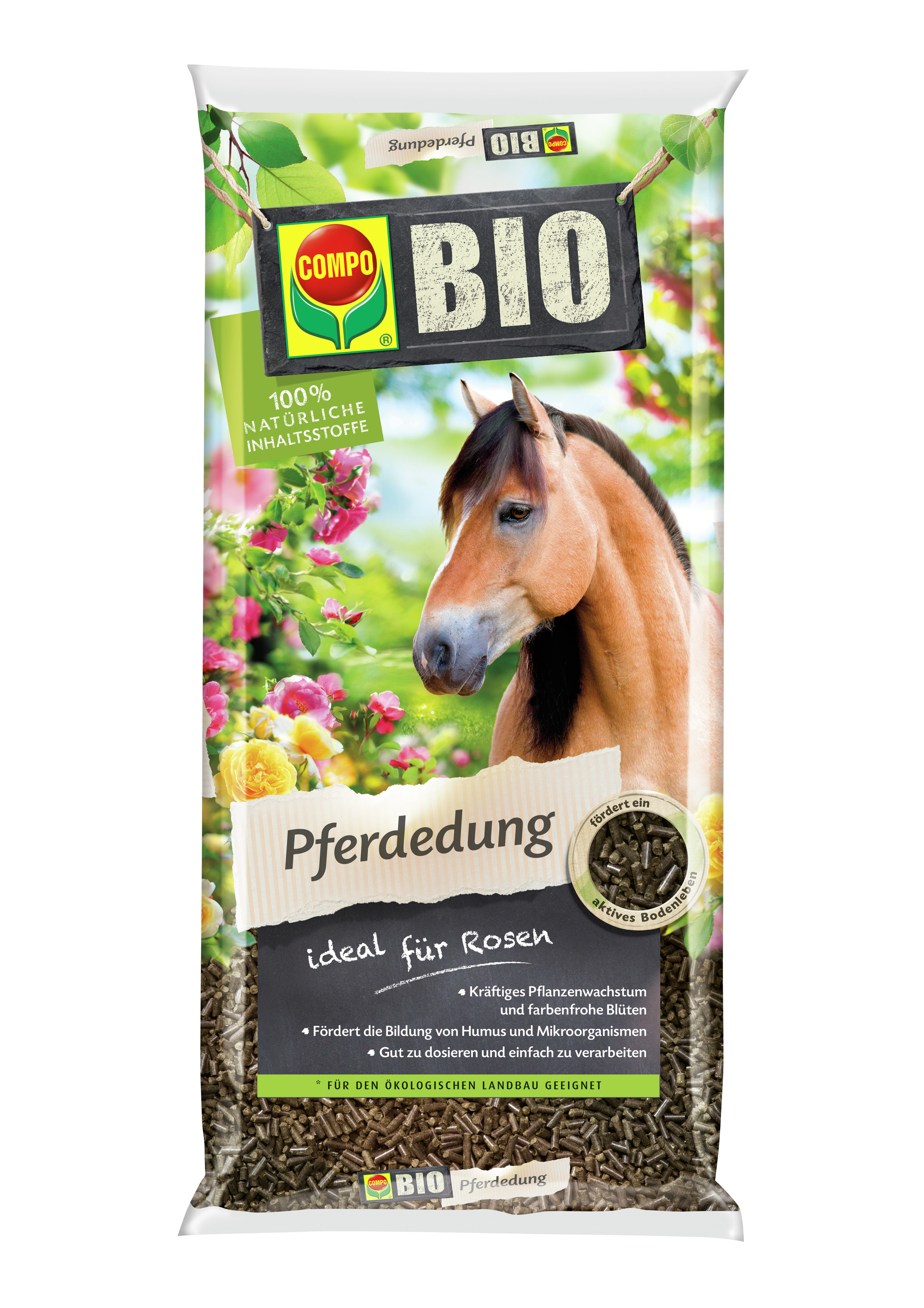 COMPO COMPO Bio Pferdedung für Rosen 12kg Compo EREG