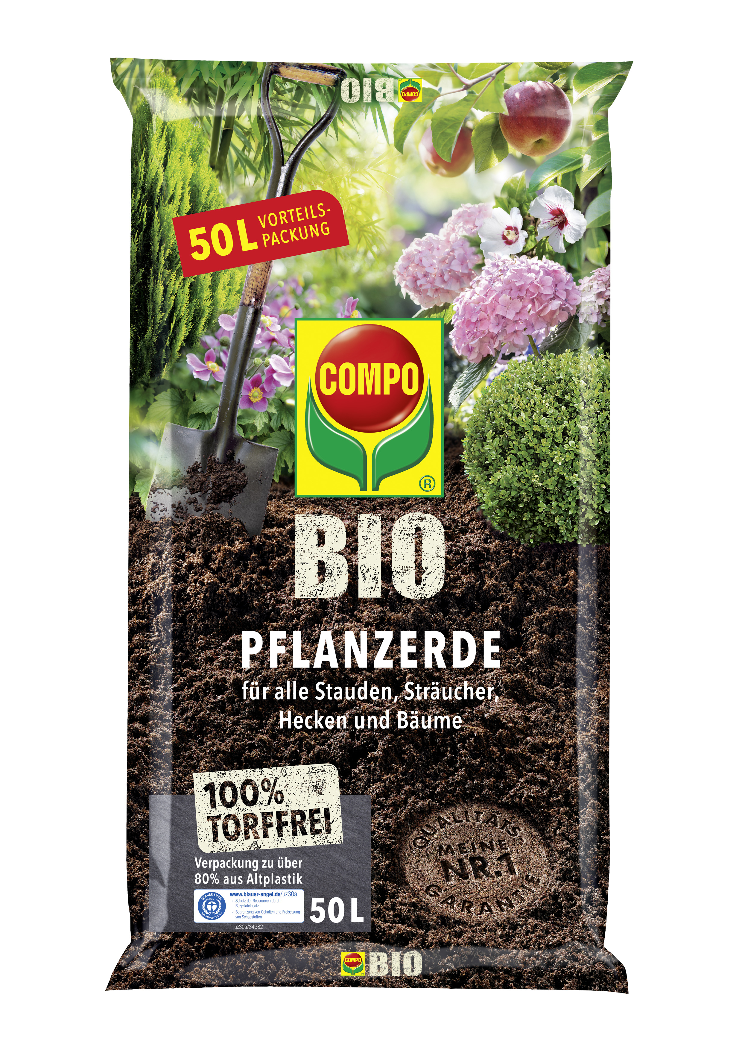 COMPO COMPO Bio Pflanzerde 50l Compo PALETTEN-VE